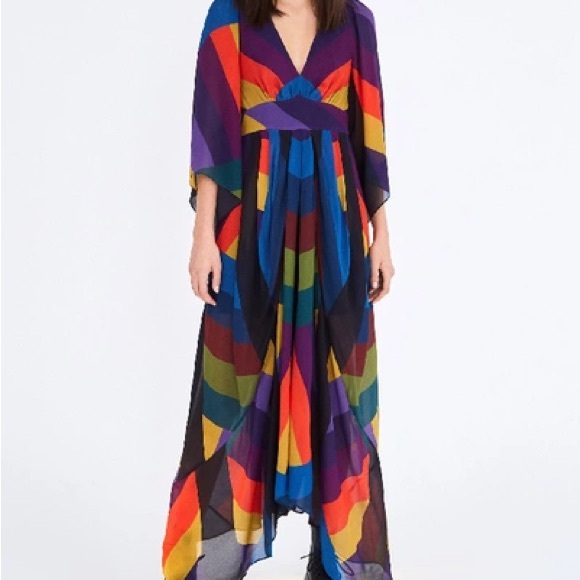 FARM Rio Colorful Geometric Maxi Dress - Picture 2 of 7